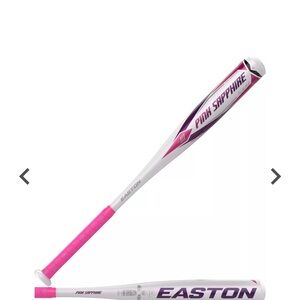 Easton Pink Sapphire Fastpitch Bat / Rawlings  Softball Bundle